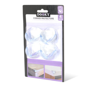 Dooky - Hlífar á borðhorn 4 stk. glær