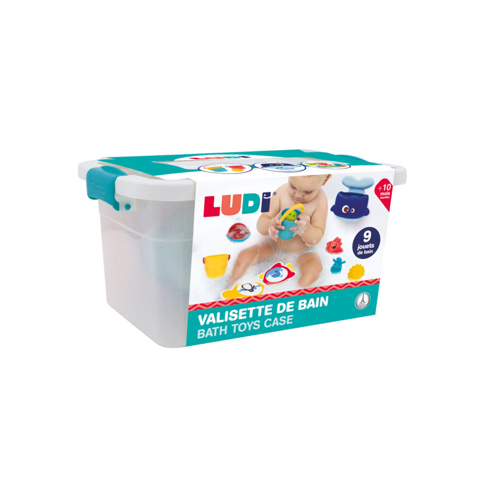 LUDI - Kassi með baðleikföngum