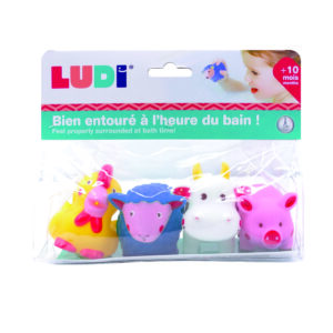 LUDI - Fjögur baðdýr í poka