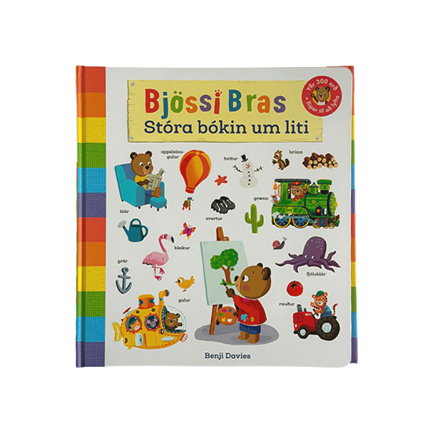 Bjössi Bras - Stóra bókin um liti